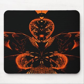 Orange Prism mousepad