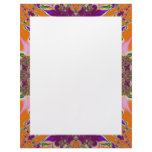 orange purple fantasy personalized letterhead