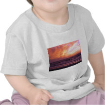 Orange Purple Sunset Florida Tees