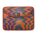 orange purple teal abstract MacBook pro sleeves