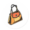 Orange Purse stickers by tnmpastperfect Orange Purse stickers