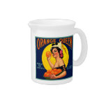 Orange Queen Orange Crate Label pitchers