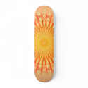 Orange Radial Design: Vector Drawing: Skateboard by spiritswitchboard Orange Radial Design: Vector Drawing: Skateboard