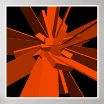 Orange Rectangles posters