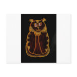 Orange-Red Cat Post Card