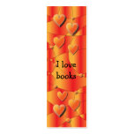 Orange Red Heart Design Orange Red Heart Design