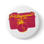 Orange & Red Retro Camera Design buttons