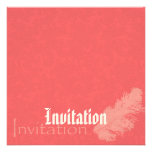 Orange-Red Wedding Invitation at Zazzle