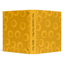Orange retro pattern. vinyl binders