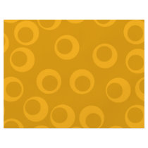Orange retro pattern. full color flyer