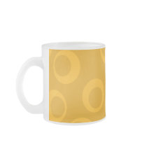 Orange retro pattern. mugs