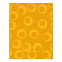 Orange retro pattern. personalized invitation
