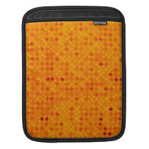 Orange Retro Polka Dot iPad Sleeve