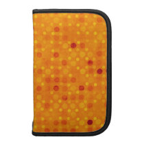Orange Retro Polka Dot Planners