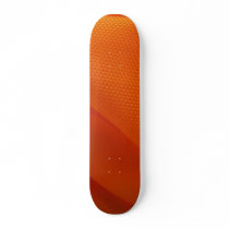 orange retro custom skateboard