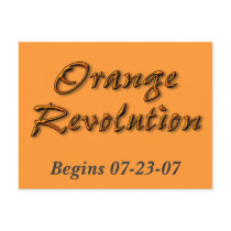 Orange Revolution Begins 07-23-07 postcards