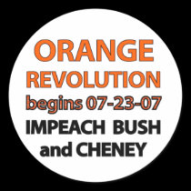 Orange Revolution Begins Sticker stickers