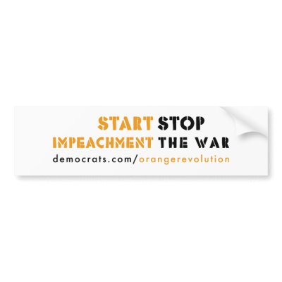 Orange Revolution Bumper Sticker by orangerevolution