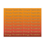 Orange Revolution Postcard