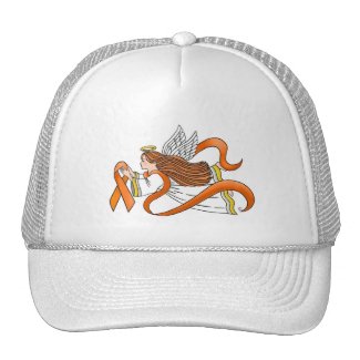 "Orange Ribbon" Awareness Angel Trucker Hat