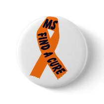 Orange Ribbon Awareness buttons