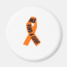 Orange Ribbon Awareness Magnet