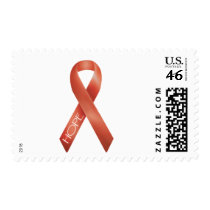 Orange Ribbon postage