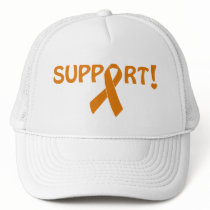 Orange Ribbon Support! Hats