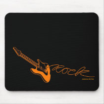 orange rocks it Mousepad by osixnine orange rocks it Mousepad