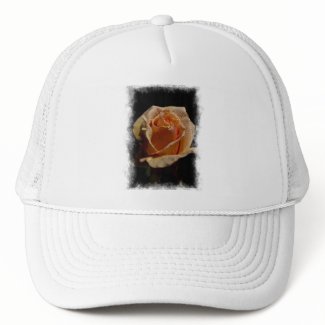 Orange Rose 1 zazzle_hat
