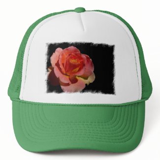 Orange Rose 2 zazzle_hat