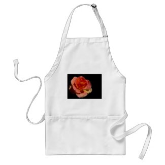 Orange Rose zazzle_apron