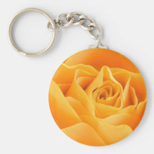 Orange Rose Key Chains