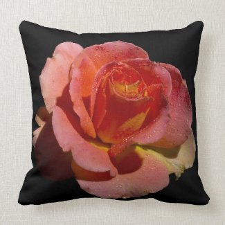 Orange Rose Pillow mojo_throwpillow
