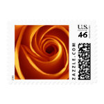 Orange Rose Wedding Postage Stamp stamp