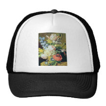 Orange Roses, Tulips and Peonies, Jan Frans van Da Trucker Hats