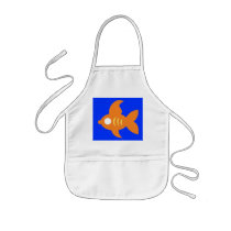 Orange Roughly Glamorous Goldfish aprons