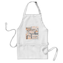 Orange Sacral Chakra Positive Affirmations Aprons