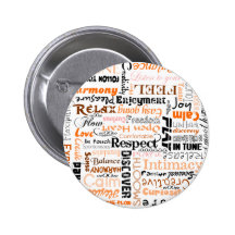 Orange Sacral Chakra Positive Affirmations Pin
