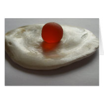 ORANGE SEA GLASS cards