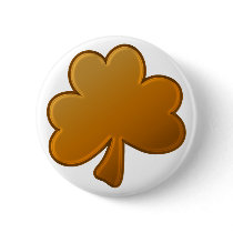 Orange Shamrock buttons