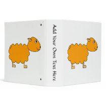 Orange Sheep Binder
