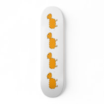 Orange Sheep Skate Deck