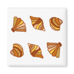 Orange shell row magnet