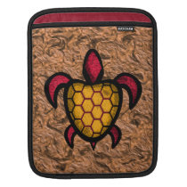Orange Shell Turtle iPad Sleeve