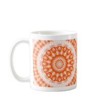Orange Sherbet Kaleidoscope Mugs