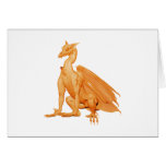 Orange Sitting Dragon Cards