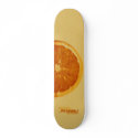 Orange skateboards