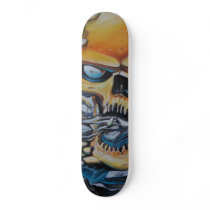 orange skateboard