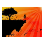 Orange Skies Poster posters